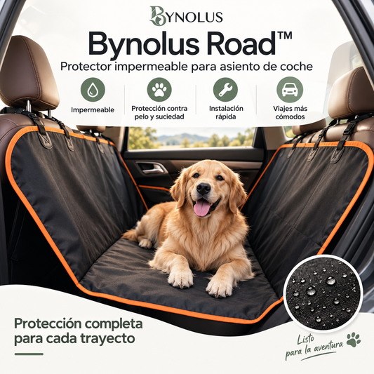 Bynolus Road™ | Protector impermeable para asiento de coche