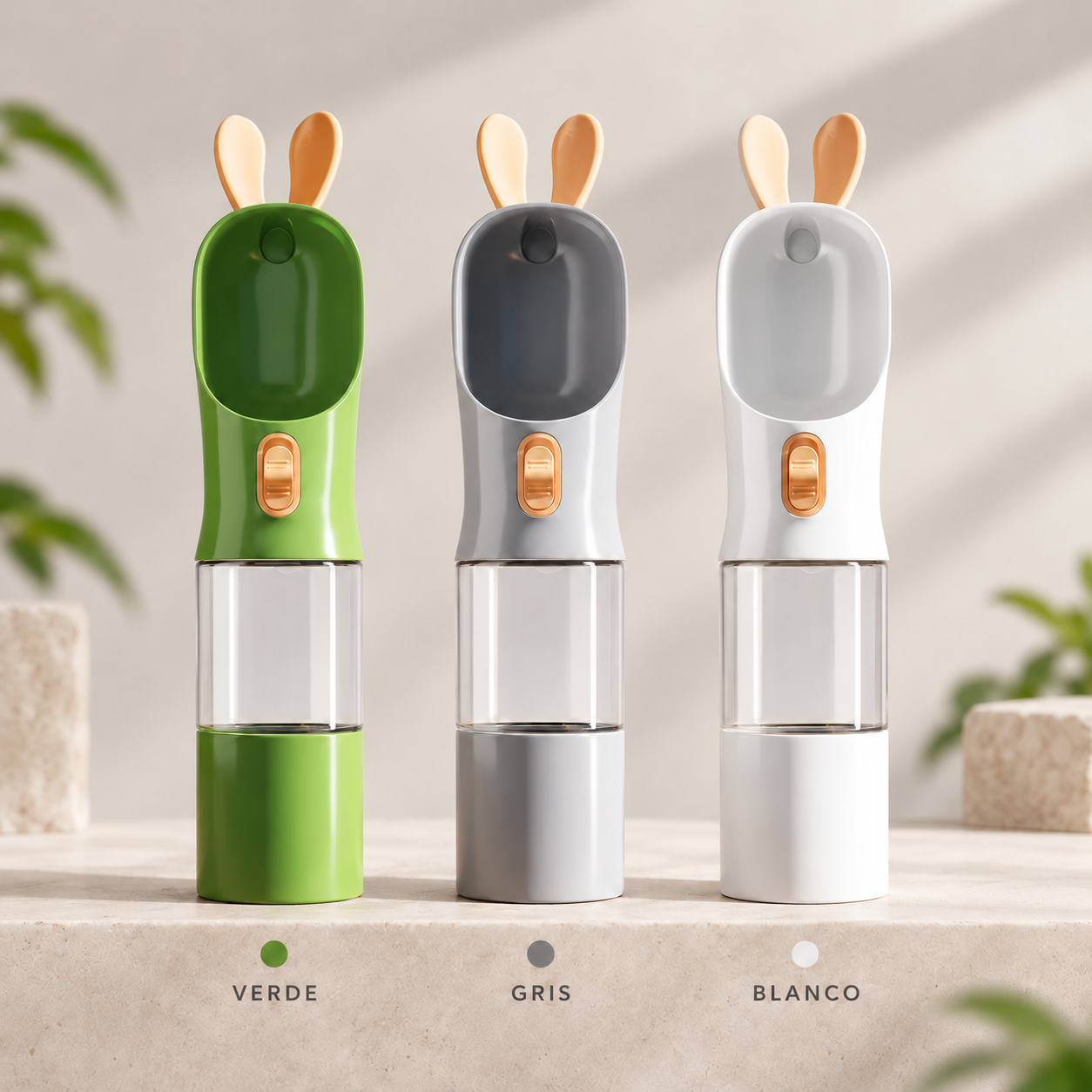 Bynolus Go™ | Botella 2 en 1 para mascotas