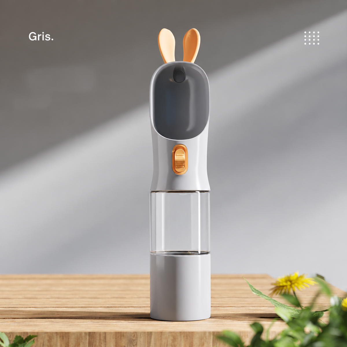 Bynolus Go™ | Botella 2 en 1 para mascotas