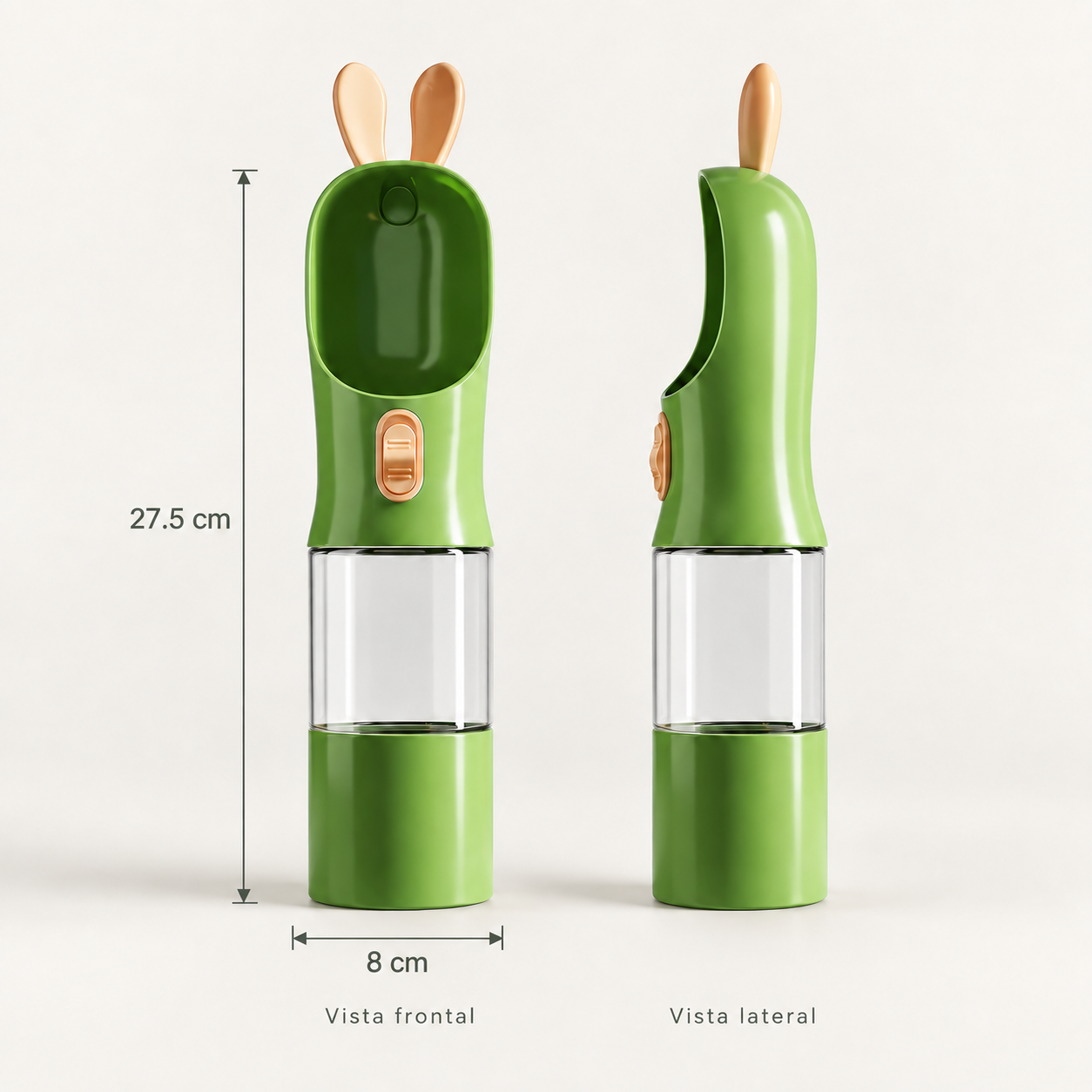 Bynolus Go™ | Botella 2 en 1 para mascotas